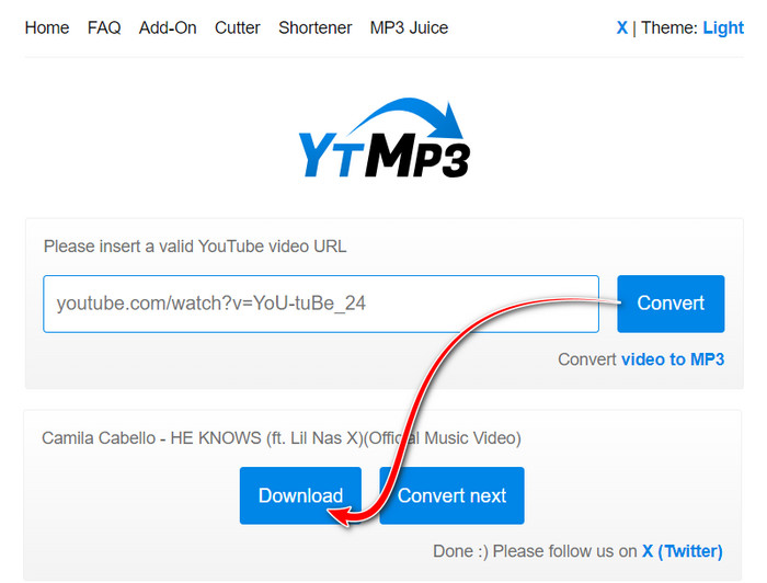 YouTube to MP3 Converter